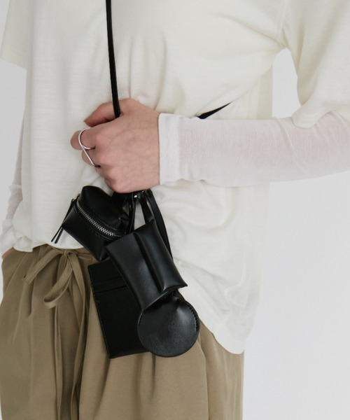 arholiday.standard(エーアールホリデースタンダード)の「multi-way neck shoulder bag / マルチウェイネックショルダーバッグ(ショルダーバッグ・レディース・ブラック・FREE)」の3枚目の写真