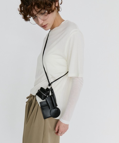 arholiday.standard(エーアールホリデースタンダード)の「multi-way neck shoulder bag / マルチウェイネックショルダーバッグ(ショルダーバッグ・レディース・ブラック・FREE)」の7枚目の写真