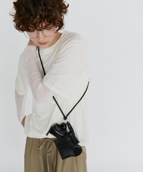 arholiday.standard(エーアールホリデースタンダード)の「multi-way neck shoulder bag / マルチウェイネックショルダーバッグ(ショルダーバッグ・レディース・ブラック・FREE)」の6枚目の写真