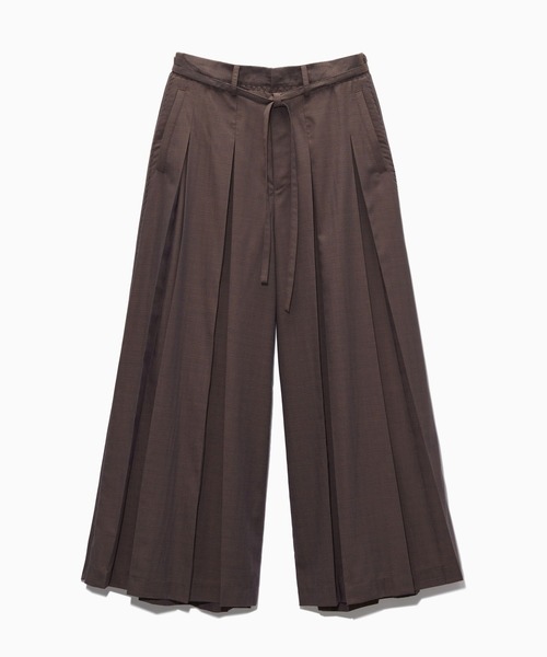 HARE(ハレ)の「【NARRIL】JIMBE-style Hakama Slacks(スラックス・メンズ・ブラック/ブラウン・LARGE/MEDIUM)」の1枚目の写真
