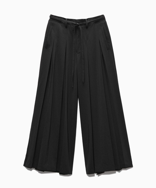 HARE(ハレ)の「【NARRIL】JIMBE-style Hakama Slacks(スラックス・メンズ・ブラック/ブラウン・LARGE/MEDIUM)」の2枚目の写真