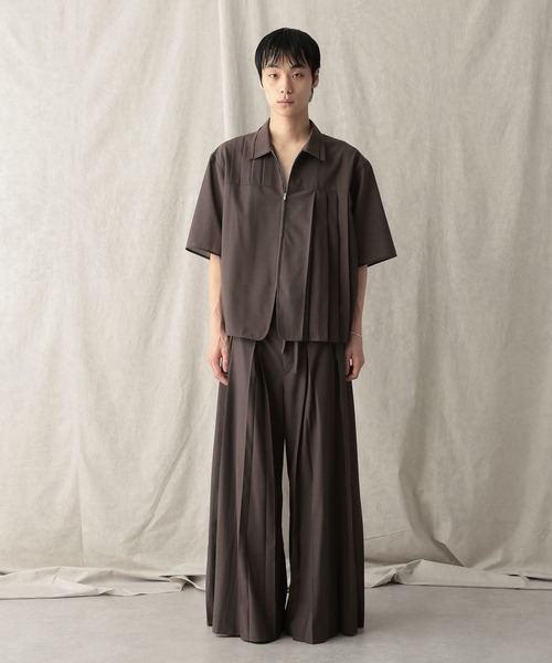 HARE(ハレ)の「【NARRIL】JIMBE-style Hakama Slacks(スラックス・メンズ・ブラック/ブラウン・LARGE/MEDIUM)」の12枚目の写真