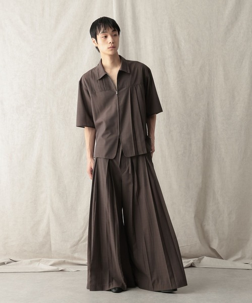 HARE(ハレ)の「【NARRIL】JIMBE-style Hakama Slacks(スラックス・メンズ・ブラック/ブラウン・LARGE/MEDIUM)」の14枚目の写真