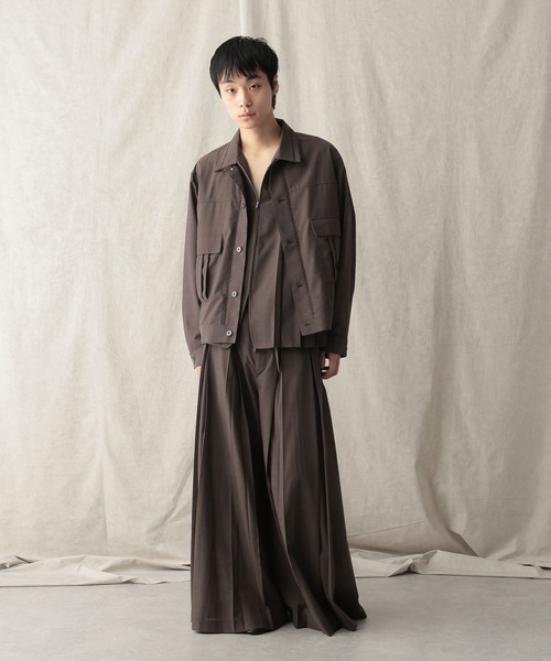 HARE(ハレ)の「【NARRIL】JIMBE-style Hakama Slacks(スラックス・メンズ・ブラック/ブラウン・LARGE/MEDIUM)」の15枚目の写真