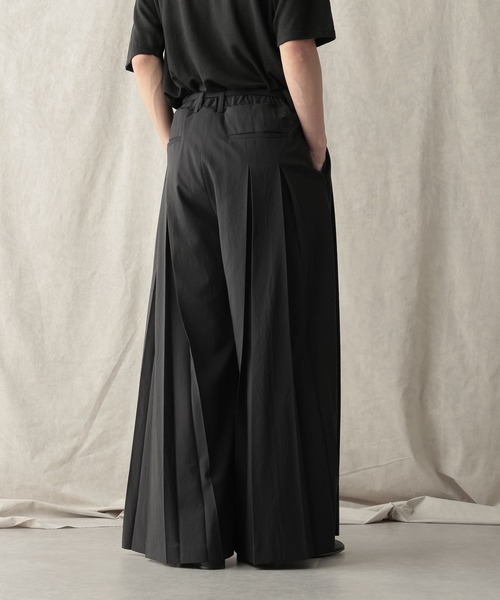 HARE(ハレ)の「【NARRIL】JIMBE-style Hakama Slacks(スラックス・メンズ・ブラック/ブラウン・LARGE/MEDIUM)」の20枚目の写真