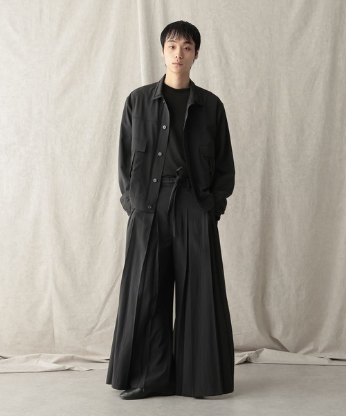 HARE(ハレ)の「【NARRIL】JIMBE-style Hakama Slacks(スラックス・メンズ・ブラック/ブラウン・LARGE/MEDIUM)」の21枚目の写真