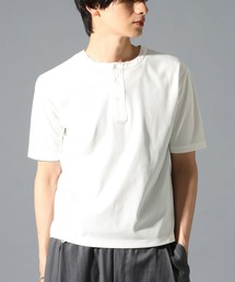 LIEU HOMME | LIEU HOMME／ヘンリーネックTシャツ(Tシャツ/カットソー)