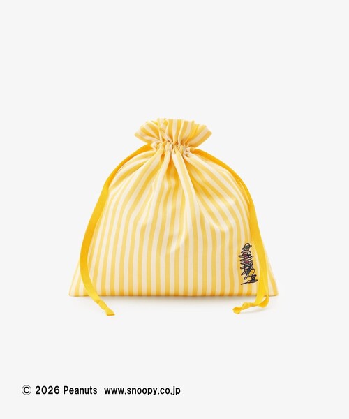Afternoon Tea(アフタヌーンティー)の「巾着付きクリアバッグ/PEANUTS(ハンドバッグ・レディース・ライトブルー・ONE SIZE)」の4枚目の写真