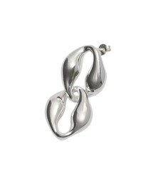 【YArKA/ヤーカ】puff up chain earrings(pierce)[RSTS] / チェーンコマ ピアス