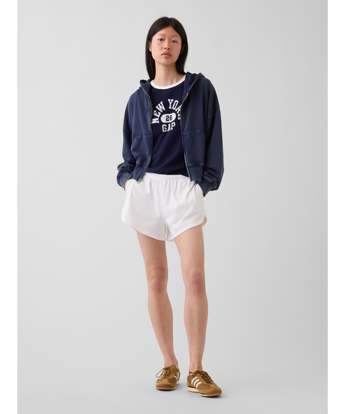 GAP(ギャップ)の「GAP NEW YORKロゴ リンガーTシャツ(Tシャツ/カットソー・レディース・ネイビー/ホワイト・XS/S/M/L/XL/XXS)」の7枚目の写真
