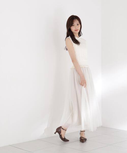 PROPORTION BODY DRESSING(プロポーションボディドレッシング)の「レース編みノースリーブニット / 1216270801(ニット/セーター・レディース・ブラウン/ホワイト系その他/グリーン・FREE)」の12枚目の写真