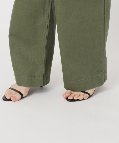 Spick & Span（スピックアンドスパン）の「ラチネバックイージーストレートパンツ（その他パンツ・レディース・カーキ/ボルドー/ベージュ・34/38/36）」の5枚目の写真
