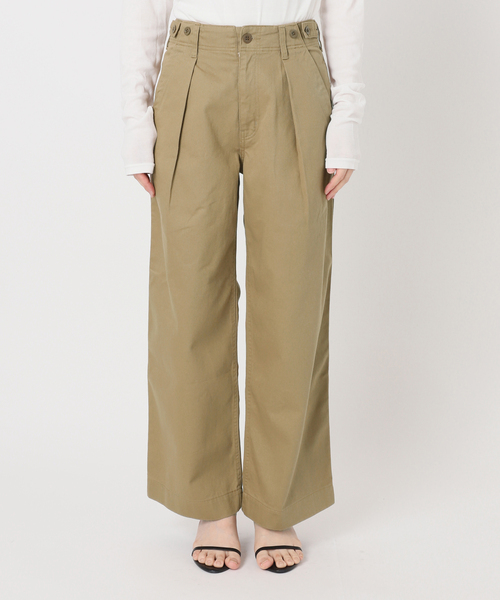 Spick & Span（スピックアンドスパン）の「ラチネバックイージーストレートパンツ（その他パンツ・レディース・カーキ/ボルドー/ベージュ・34/38/36）」の11枚目の写真