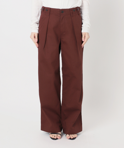 Spick & Span（スピックアンドスパン）の「ラチネバックイージーストレートパンツ（その他パンツ・レディース・カーキ/ボルドー/ベージュ・34/38/36）」の17枚目の写真