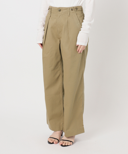 Spick & Span（スピックアンドスパン）の「ラチネバックイージーストレートパンツ（その他パンツ・レディース・カーキ/ボルドー/ベージュ・34/38/36）」の20枚目の写真