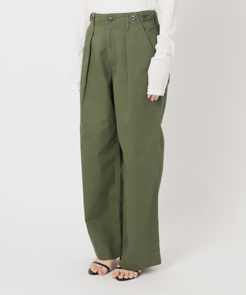 Spick & Span（スピックアンドスパン）の「ラチネバックイージーストレートパンツ（その他パンツ・レディース・カーキ/ボルドー/ベージュ・34/38/36）」の21枚目の写真