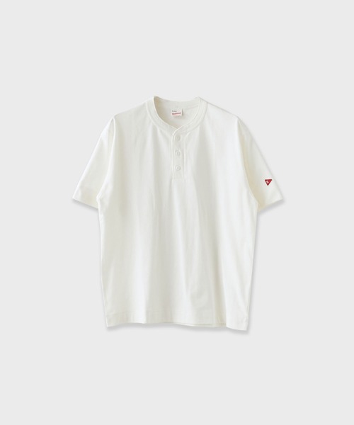 Healthknit(ヘルスニット)の「Healthknit/ Open-End Dry Jersey Henley S/S /51034 夏服(Tシャツ/カットソー・メンズ・ベージュ/オフホワイト/ブラック/ネイビー・M/XL/L)」の1枚目の写真