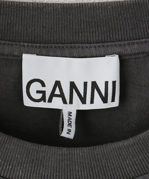 GANNI（ガニー）の「GANNI / ガニー Future Jersey T-shirt Have a Nice（Tシャツ/カットソー・レディース・アイボリー・SMALL）」の5枚目の写真