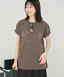 SLOBE IENA | スラブピグメントロゴTEE(Tシャツ/カットソー)