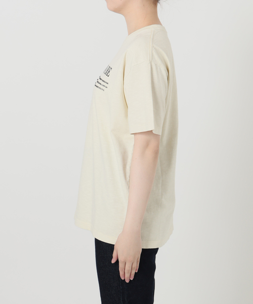SLOBE IENA(スローブイエナ)の「スラブピグメントロゴTEE(Tシャツ/カットソー・レディース・ブラウン/アイボリー/ブラック系その他・FREE)」の17枚目の写真