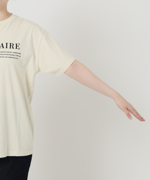 SLOBE IENA(スローブイエナ)の「スラブピグメントロゴTEE(Tシャツ/カットソー・レディース・ブラウン/アイボリー/ブラック系その他・FREE)」の20枚目の写真