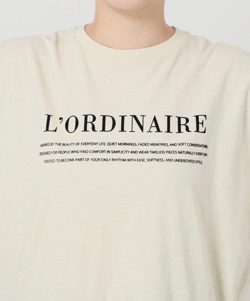 SLOBE IENA(スローブイエナ)の「スラブピグメントロゴTEE(Tシャツ/カットソー・レディース・ブラウン/アイボリー/ブラック系その他・FREE)」の22枚目の写真