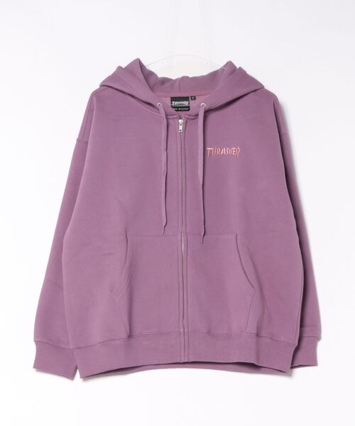 THRASHER（スラッシャー）の「THRASHER/スラッシャー 264TH2PK098 パーカー（パーカー・レディース・グレー/パープル/ホワイト・FREE）」の3枚目の写真