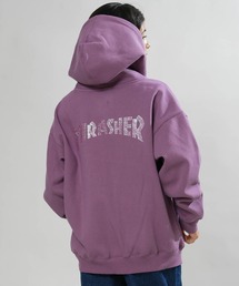 THRASHER/スラッシャー ジップアップパーカー ラインストーン 264TH2PK098