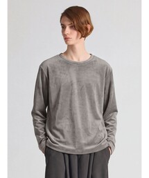 mizuiro ind ピケロングスリーブクルーネックTシャツ