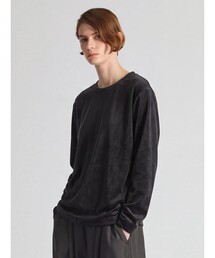 mizuiro ind ピケロングスリーブクルーネックTシャツ