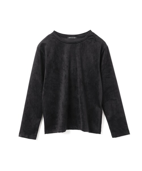 mizuiroind(ミズイロインド)の「mizuiro ind ピケロングスリーブクルーネックTシャツ(Tシャツ/カットソー・レディース・ライトグレー/アイボリー/ブラック・FREE)」の17枚目の写真
