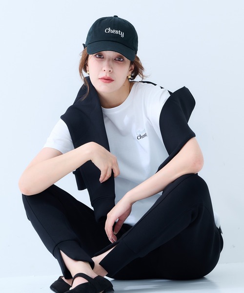Chesty（チェスティー）の「sweat tops〈セットアップ対応〉（スウェット・レディース・ブラック/グレー/オフホワイト・1/0）」の19枚目の写真