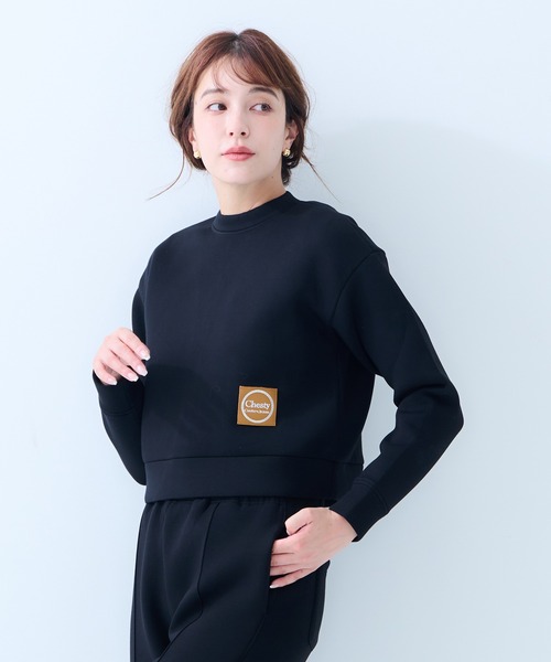 Chesty（チェスティー）の「sweat tops〈セットアップ対応〉（スウェット・レディース・ブラック/グレー/オフホワイト・1/0）」の7枚目の写真