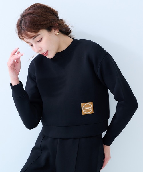 Chesty（チェスティー）の「sweat tops〈セットアップ対応〉（スウェット・レディース・ブラック/グレー/オフホワイト・1/0）」の16枚目の写真