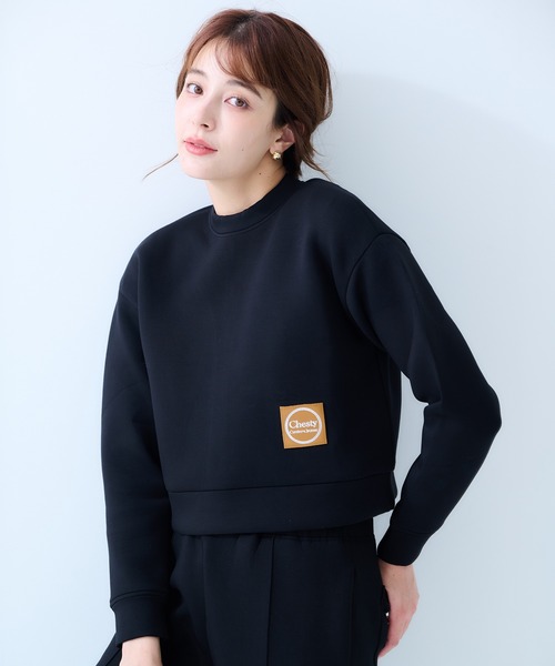 Chesty（チェスティー）の「sweat tops〈セットアップ対応〉（スウェット・レディース・ブラック/グレー/オフホワイト・1/0）」の17枚目の写真