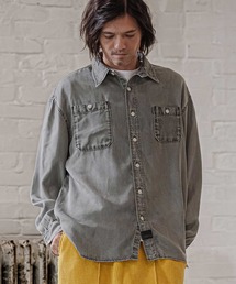 ms6613-Lyocell Denim Shirt デニムシャツ(PF-262-010)
