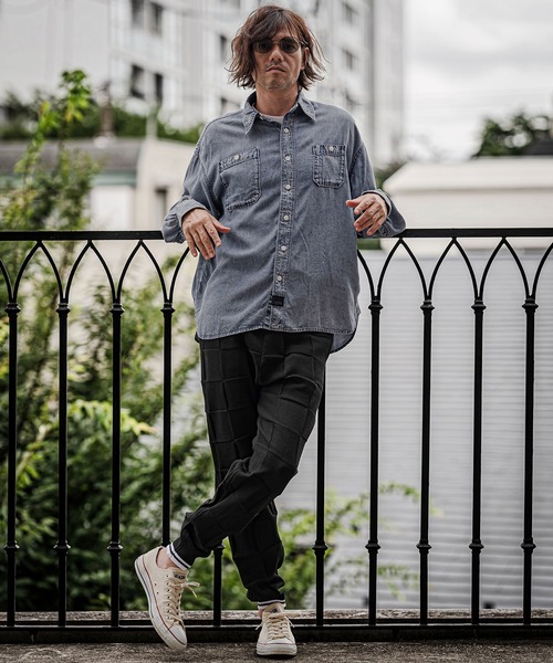 CAMBIO（カンビオ）の「ms6613-Lyocell Denim Shirt デニムシャツ(PF-262-010)（シャツ/ブラウス・メンズ・ブラック/ブルー・M/L）」の5枚目の写真