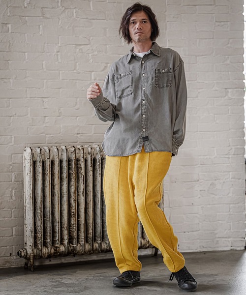 CAMBIO（カンビオ）の「ms6613-Lyocell Denim Shirt デニムシャツ(PF-262-010)（シャツ/ブラウス・メンズ・ブラック/ブルー・M/L）」の9枚目の写真