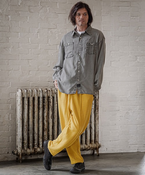 CAMBIO（カンビオ）の「ms6613-Lyocell Denim Shirt デニムシャツ(PF-262-010)（シャツ/ブラウス・メンズ・ブラック/ブルー・M/L）」の10枚目の写真