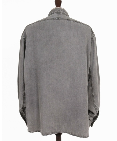 CAMBIO（カンビオ）の「ms6613-Lyocell Denim Shirt デニムシャツ(PF-262-010)（シャツ/ブラウス・メンズ・ブラック/ブルー・M/L）」の14枚目の写真