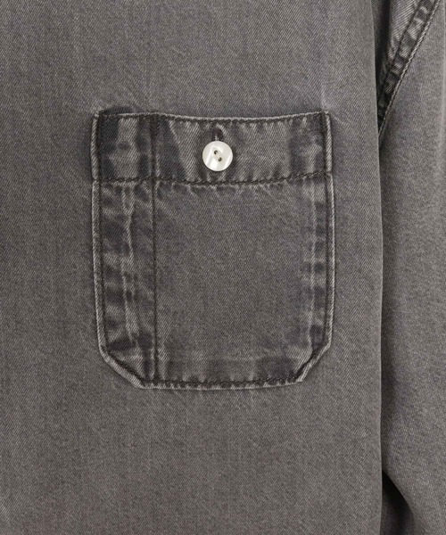CAMBIO（カンビオ）の「ms6613-Lyocell Denim Shirt デニムシャツ(PF-262-010)（シャツ/ブラウス・メンズ・ブラック/ブルー・M/L）」の17枚目の写真