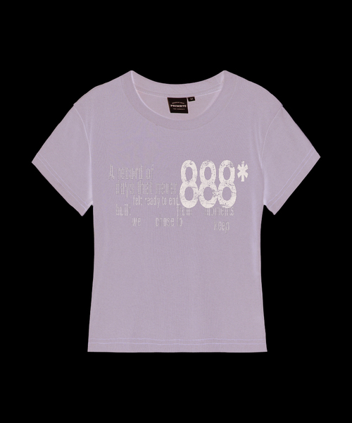 PRIMATE（プライメイト）の「RECORD レディース スリムフィット 半袖Tシャツ 6 COLORS（Tシャツ/カットソー・レディース・ホワイト/チャコール/ブラック/クリーム/ラベンダー/カーキ・LARGE/MEDIUM/SMALL）」の5枚目の写真