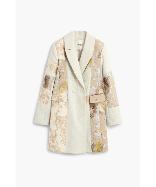 Floral foil print coat / フローラルフォイルプリントコート 