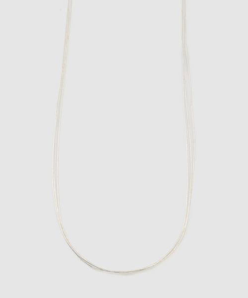 Native SilverStreams(ネイティブシルバーストリームズ)の「Native SilverStreams ネックレス 3連 45cm NSS1005450(ネックレス・レディース・シルバー・FREE)」の1枚目の写真