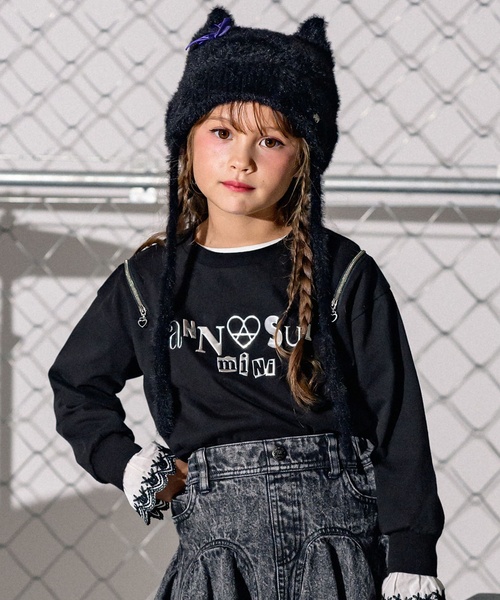親子リンク】ロゴ長袖Tシャツ（Tシャツ/カットソー）｜ANNA SUI mini