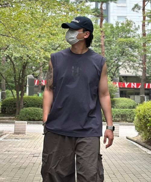 CARGOBROS(カーゴブロス)の「トラベルラインサーフドライフィットスリーブレス(ホワイト)(Tシャツ/カットソー・メンズ・その他・X-LARGE/2XL)」の8枚目の写真
