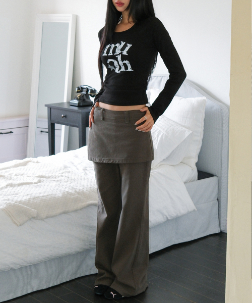 muahmuah（ムーアムーア）の「ドットスター シャーリング ロングスリーブ [ブラック]（Tシャツ/カットソー・レディース・その他・FREE）」の15枚目の写真