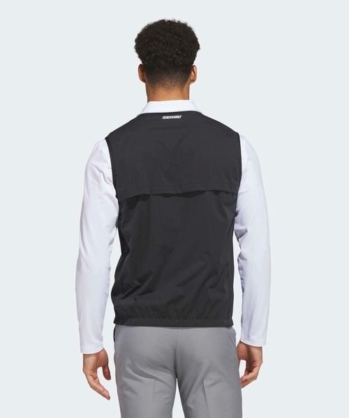 adidas(アディダス)の「ウーブン Vネック ベスト【adidas Golf/アディダスゴルフ】(ベスト・メンズ・ブラック・XX-LARGE/LARGE/MEDIUM/SMALL/X-LARGE)」の2枚目の写真