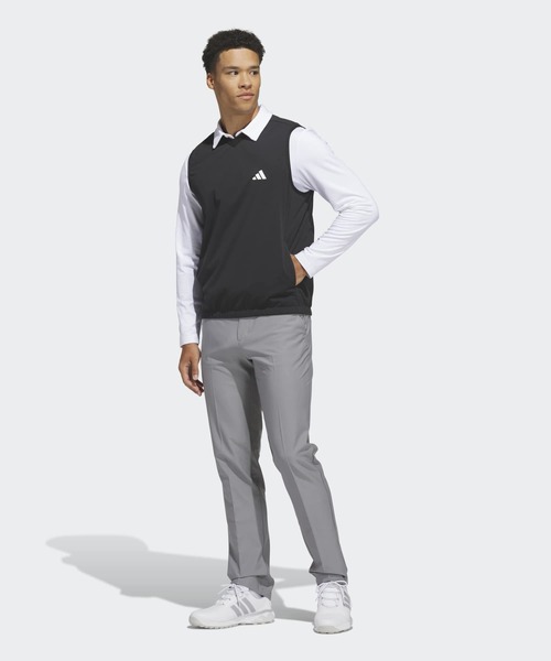 adidas(アディダス)の「ウーブン Vネック ベスト【adidas Golf/アディダスゴルフ】(ベスト・メンズ・ブラック・XX-LARGE/LARGE/MEDIUM/SMALL/X-LARGE)」の5枚目の写真