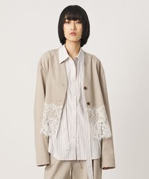 AEWEN MATOPH | ＜AEWEN MATOPH＞レース コンビ シャツブラウス(シャツ/ブラウス)